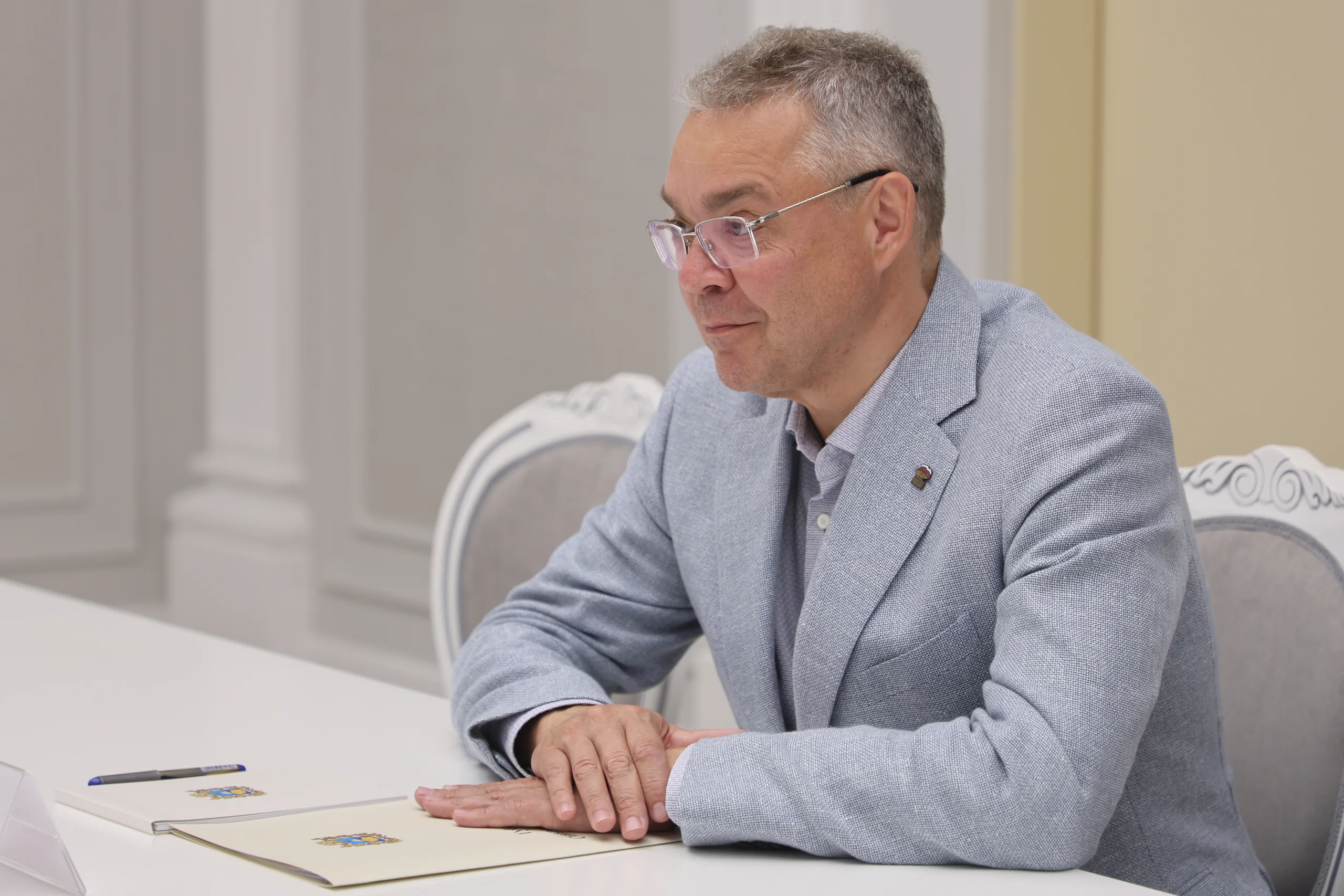 ВЛАДИМИР ВЛАДИМИРОВ И СЕРГЕЙ КАТЫРИН ОБСУДИЛИ РАЗВИТИЕ ПРЕДПРИНИМАТЕЛЬСТВА И ЭКСПОРТНЫЙ ПОТЕНЦИАЛ СТАВРОПОЛЬЯ